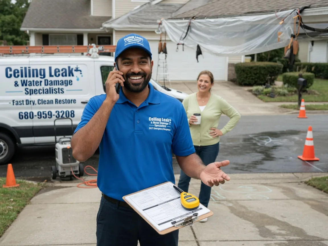 Ceiling Leak Cleanup Beaumont, TX FAQs